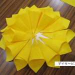 ひまわり折り紙作成 (4)