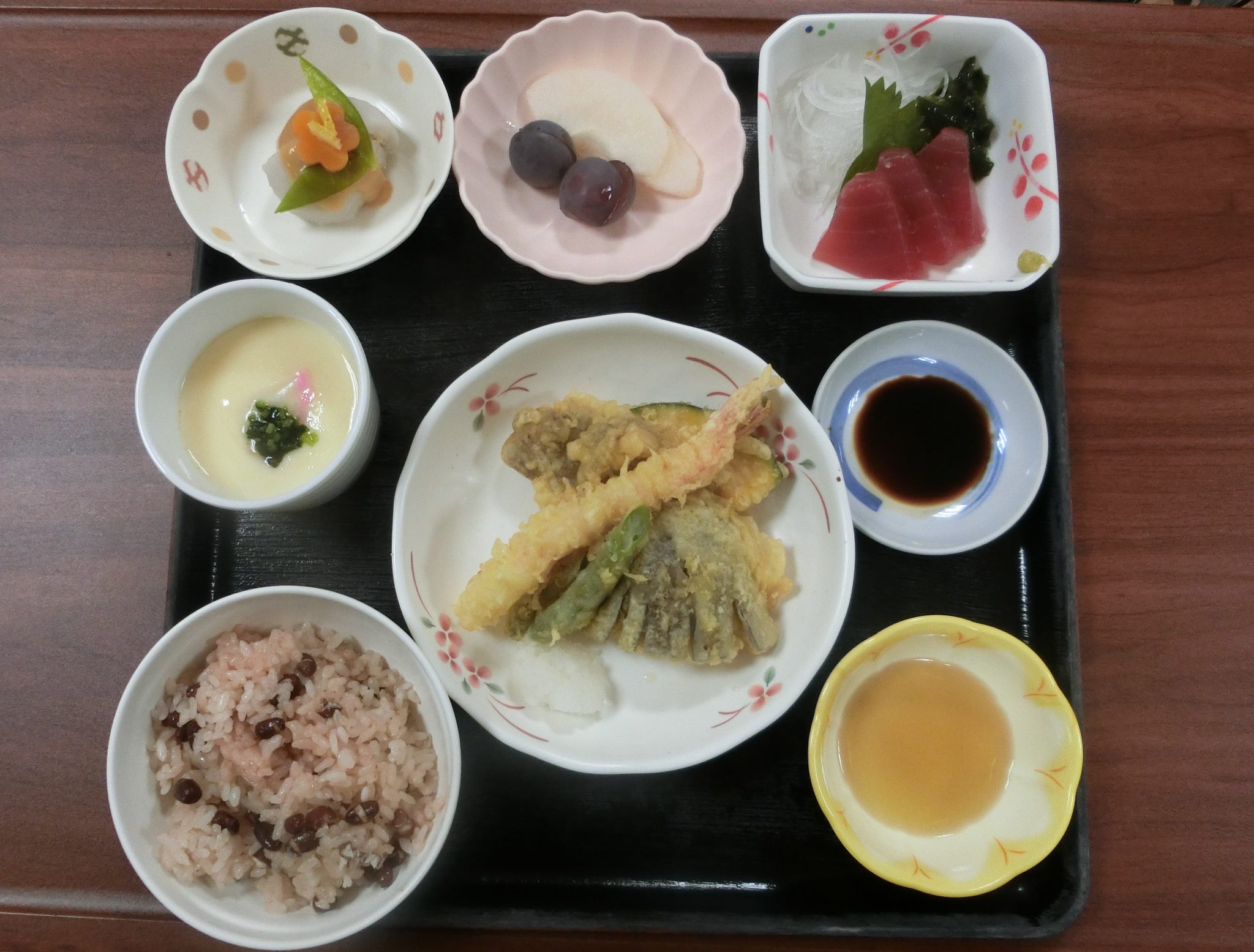 いつもと違う特別メニューです。